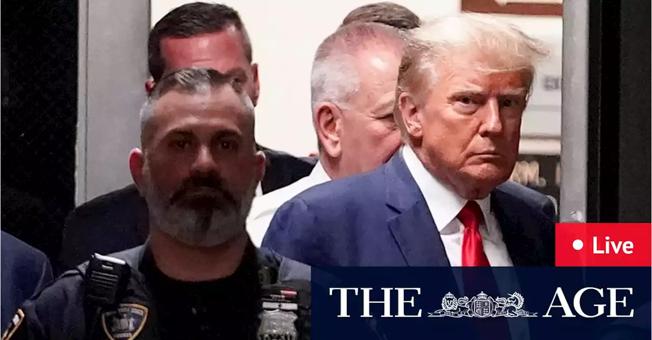 Trump arrest LIVE updates: Former US president surrenders over alleged Stormy Daniels payment