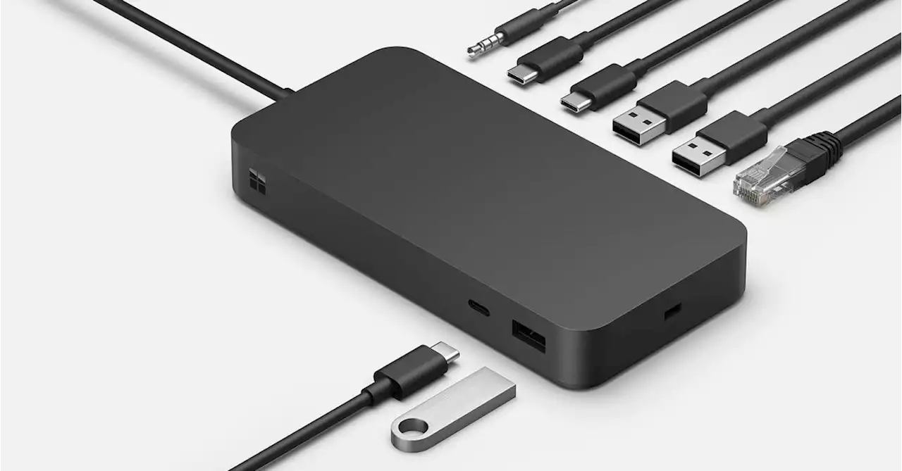 Microsoft announces $299.99 Surface Thunderbolt 4 Dock that connects via USB-C