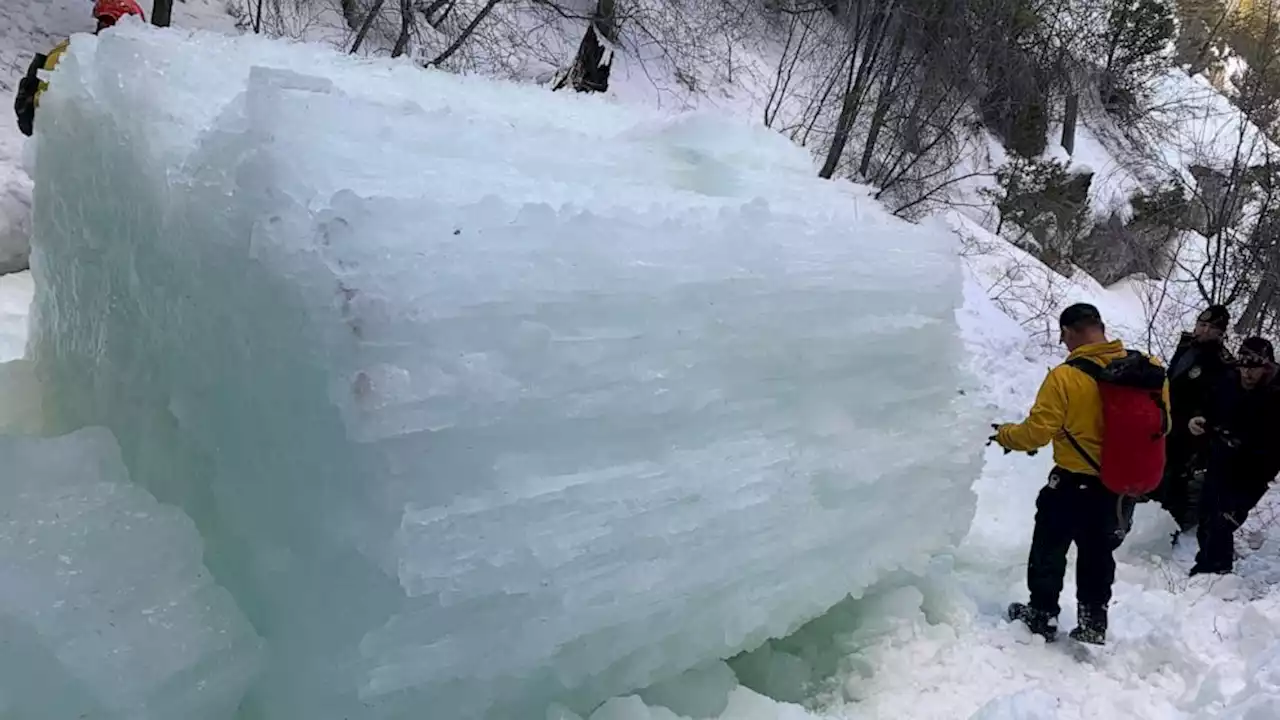 Falling ice column kills hiker who pushed woman out of the way to save her life