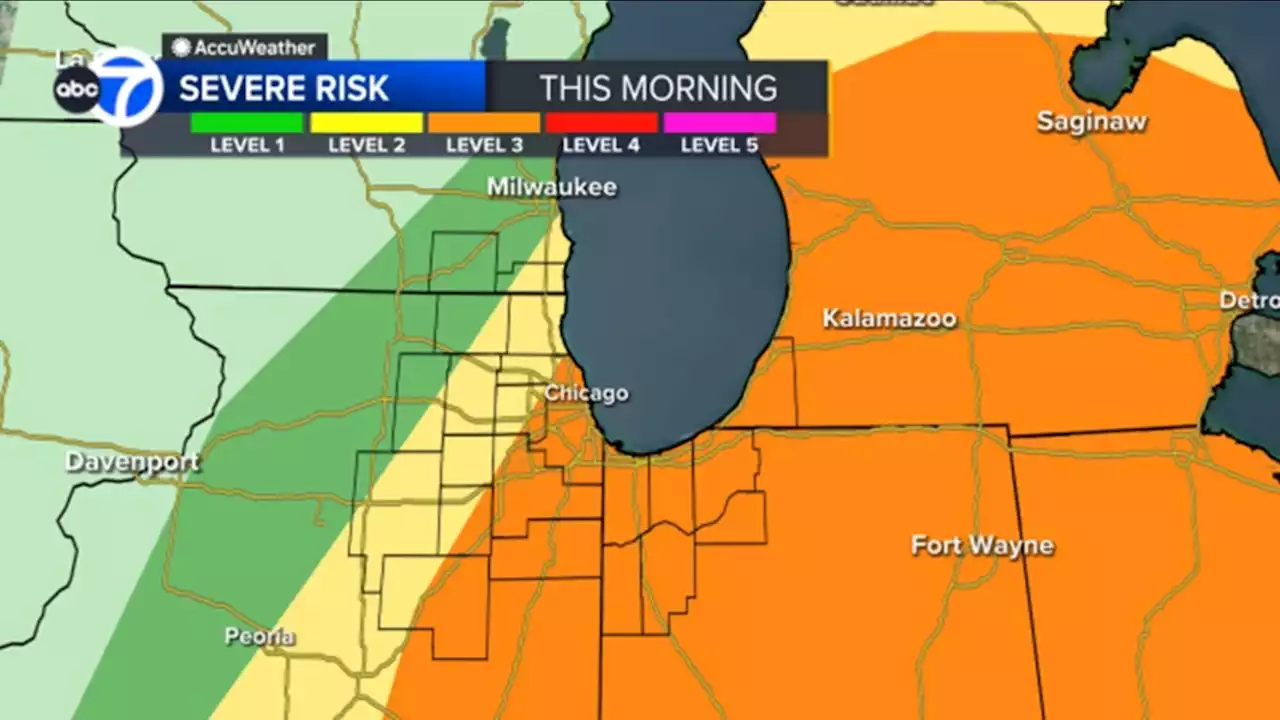 Chicago weather forecast: Severe Thunderstorm Warning issued for NW Indiana | LIVE Radar