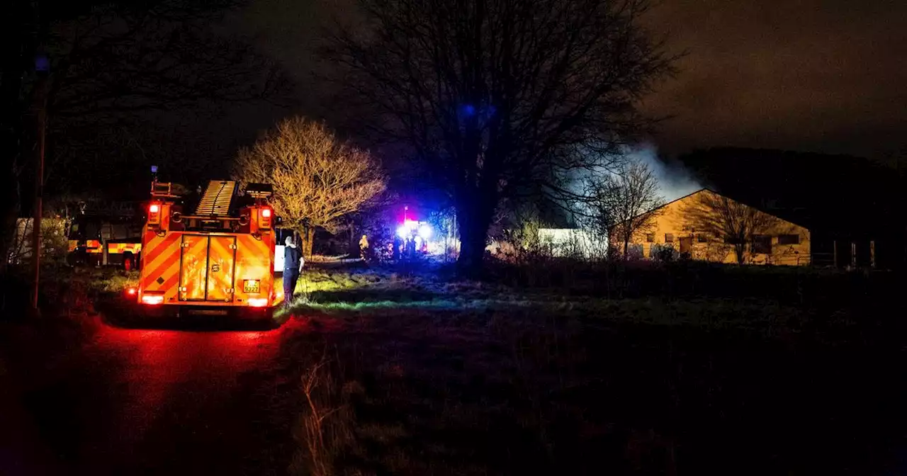 Police issue advice for the public after deliberate fire at derelict hospital