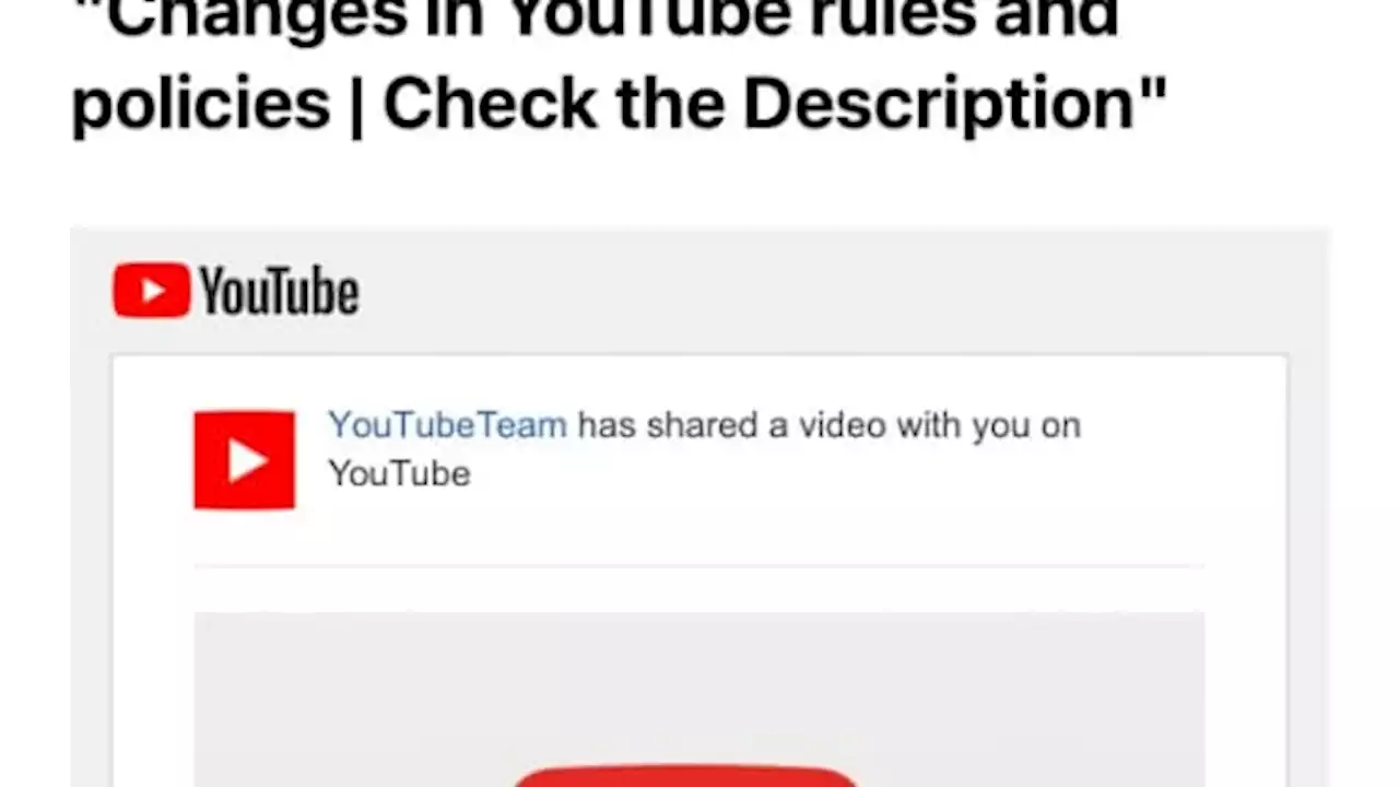 Pourquoi vous devez vous méfier de l'adresse no-reply@youtube.com