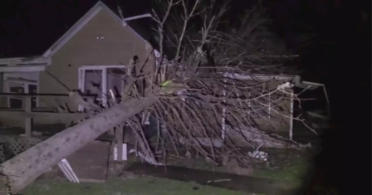 At least two tornados hit central Illinois during Tuesday's storms