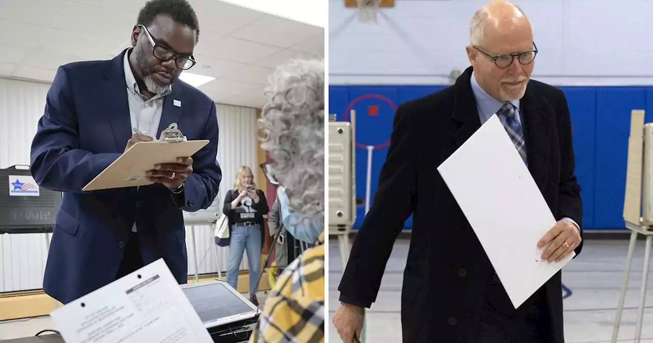 Brandon Johnson or Paul Vallas for Chicago mayor? Voters have their say as city waits to learn who won.