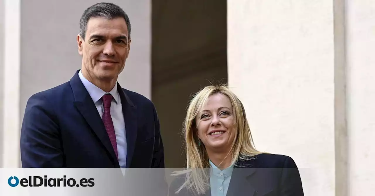 Sánchez, junto a Meloni: 'La migración irregular es un problema europeo que exige una respuesta europea'