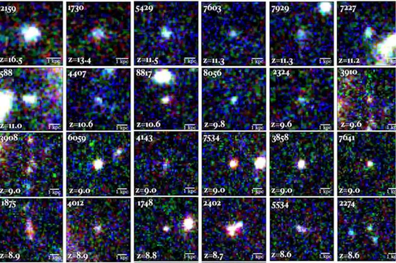 Descubren la galaxia más lejana del universo con el telescopio James Webb