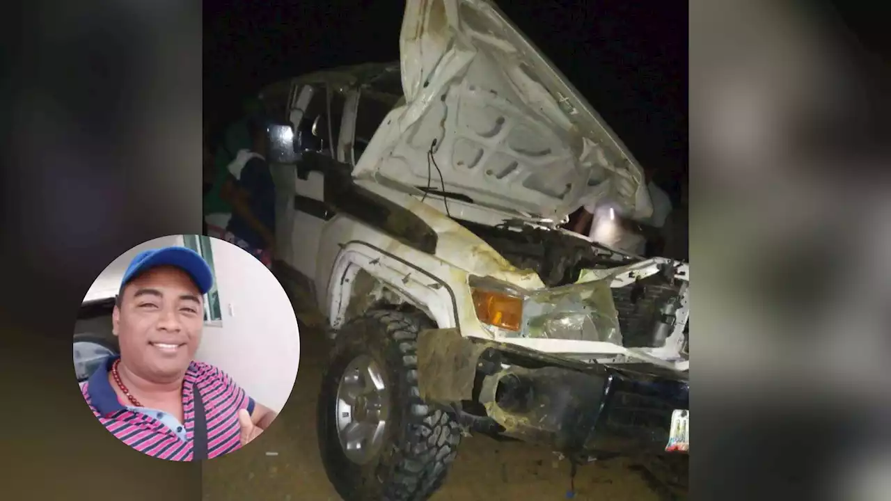 Un muerto y dos heridos deja siniestro vial en la Alta Guajira