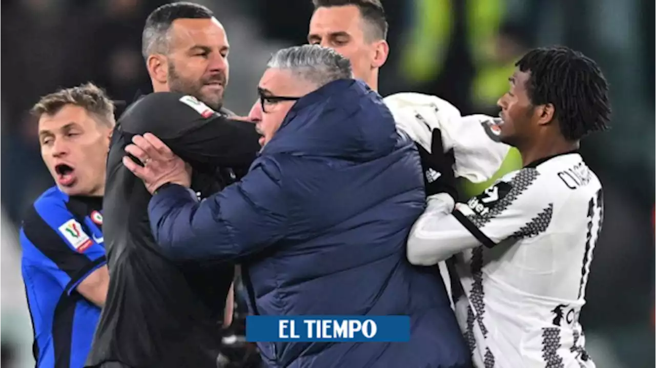 Cuadrado perdió el control: revelan puñetazo que no se vio en su pelea con rival