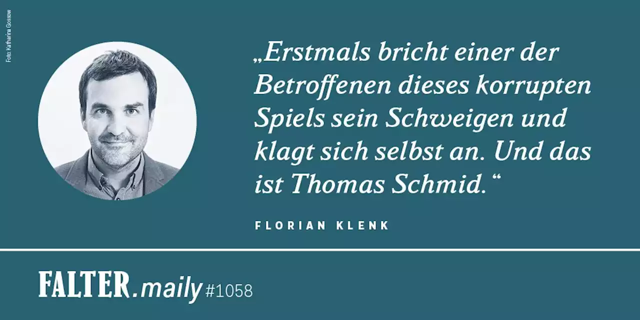 Das Ende des Schweigens - FALTER.maily #1058 - FALTER.at