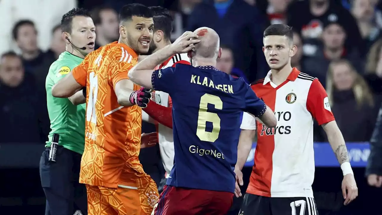 Coupe des Pays-Bas : Feyenoord-Ajax interrompu, Davy Klaassen touché par un projectile