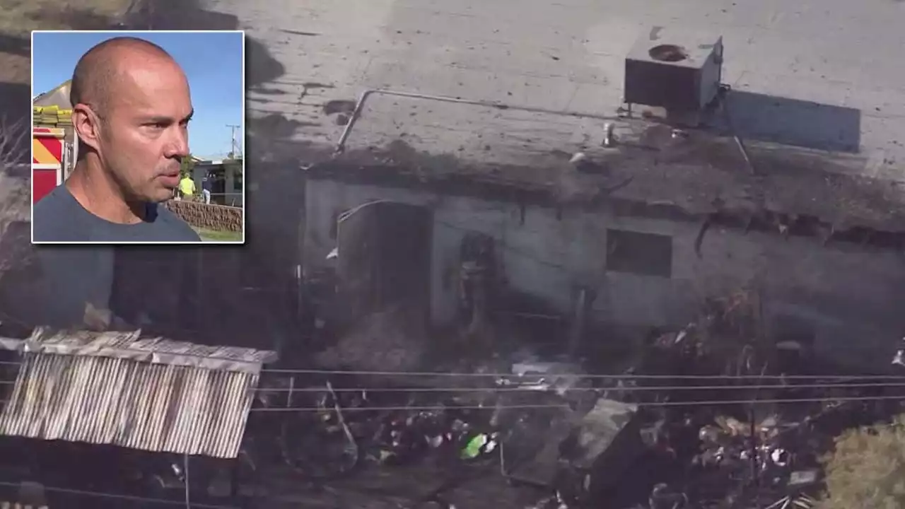 Retired firefighter rescues children trapped in burning Phoenix home