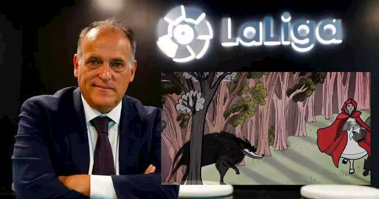 Tebas respalda a Ceferin con polémico VIDEO en contra de la Superliga: ‘La Caperucita Roja’