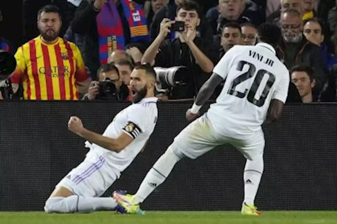 Benzema despachó al Barcelona: goleada del Real Madrid en Copa del Rey