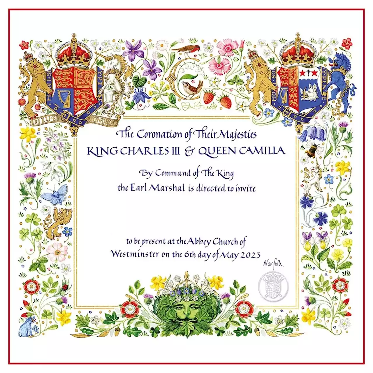 LOOK: Here's the official invitation to King Charles' coronation