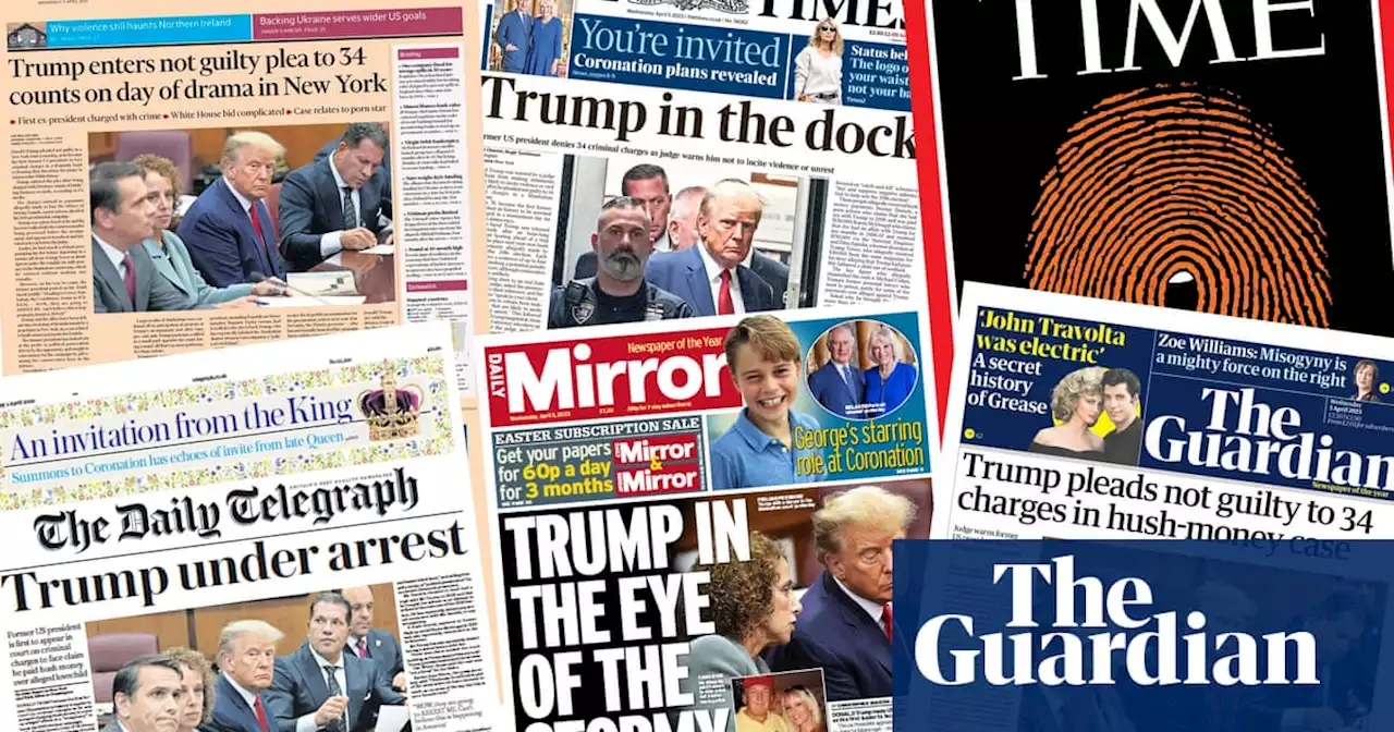 ‘In the eye of the Stormy’: how papers across the world reacted to Trump’s charges