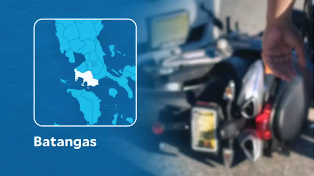 Motorcyclist dies in Batangas road crash