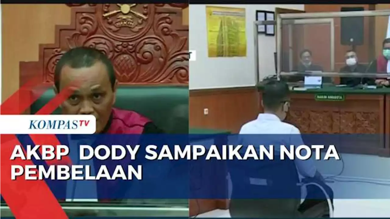 Anak Buah Teddy, AKBP Dody Sampaikan Nota Pembelaan Kasus Narkoba di PN Jakbar