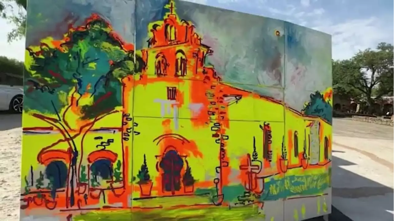 Acclaimed San Antonio artist creates fundraising masterpiece of Mission Espada