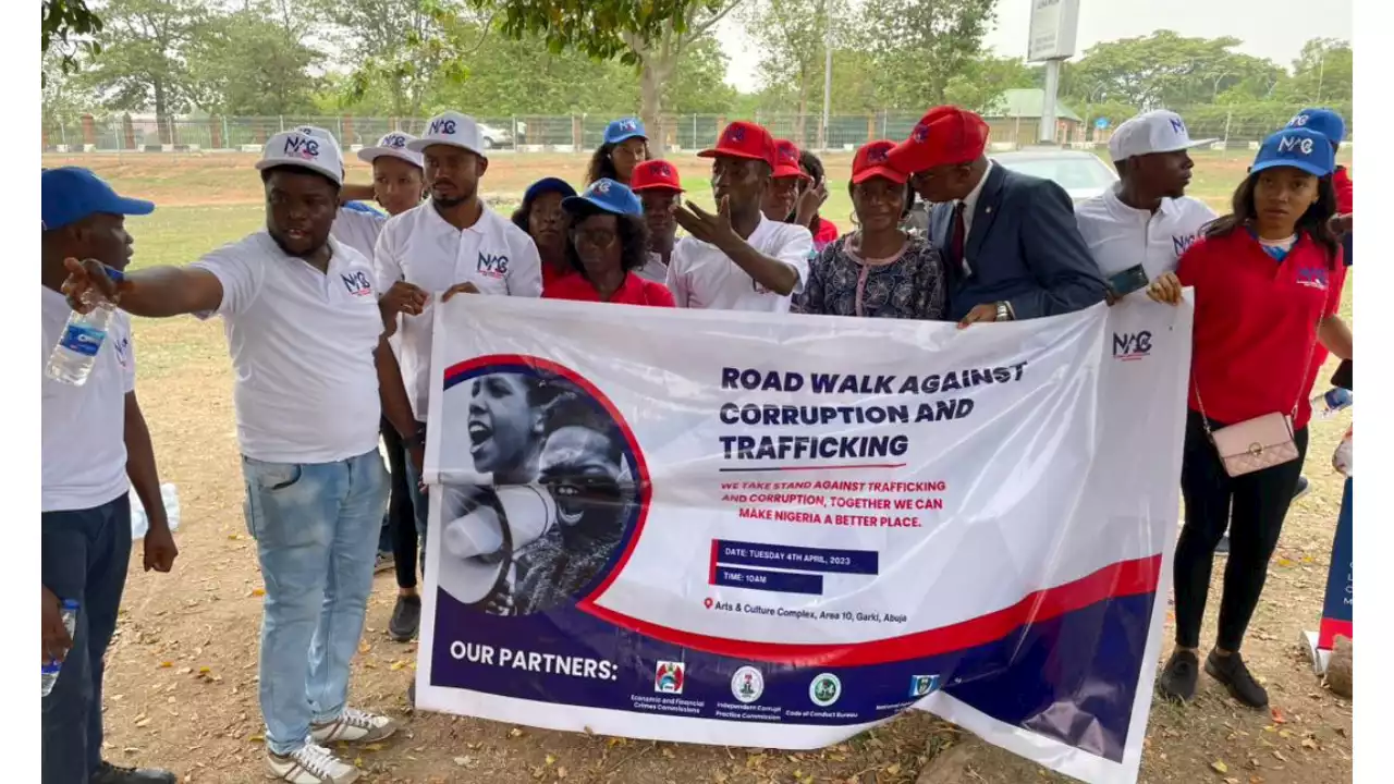 NACAT Partners EFCC, ICPC, Holds Walk Against Corruption, Trafficking In Abuja