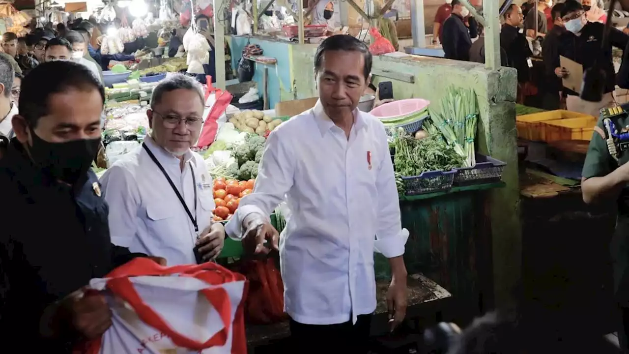 Jokowi Penuhi Janji Ajak Ketum PAN Zulhas Blusukan ke Pasar, Lebih Cepat dari Perkiraan