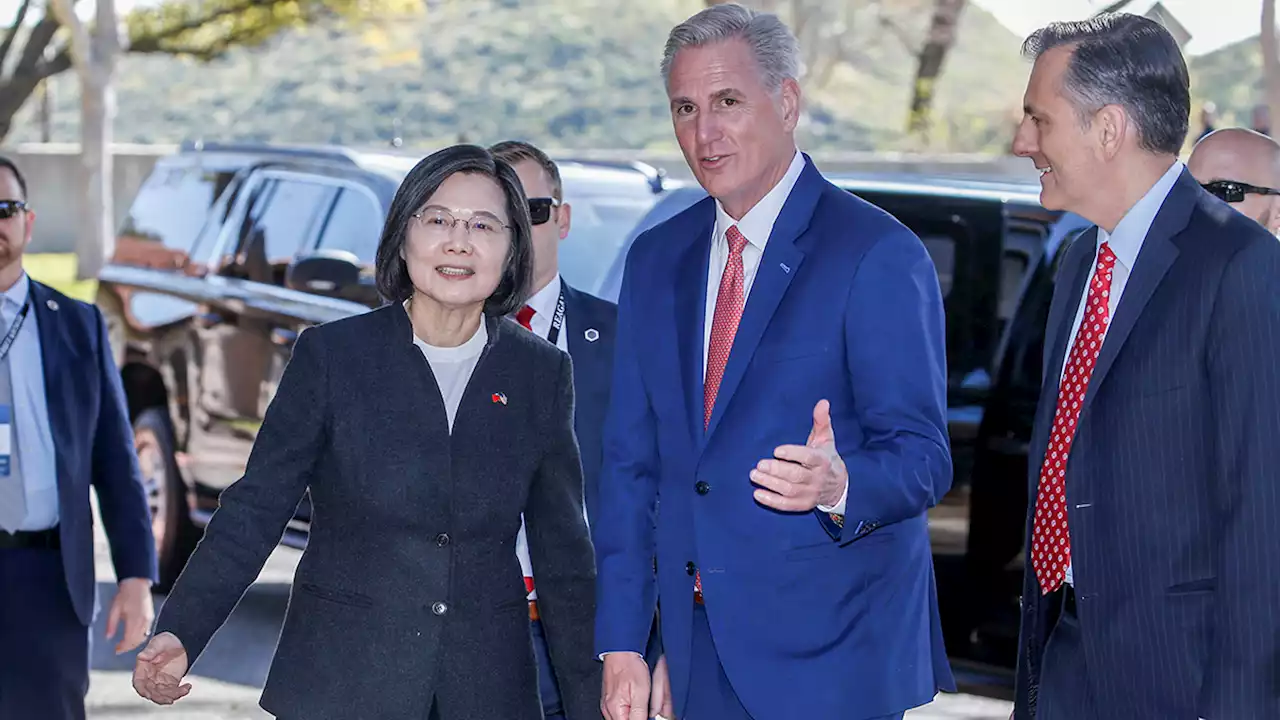 US House Leader Kevin McCarthy Welcomes Taiwan President in California as China Protests