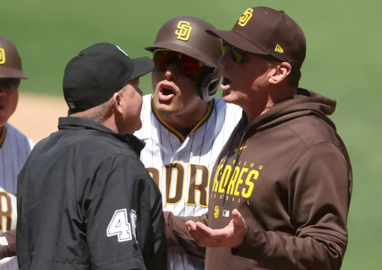 Machado Ejected in 1st Inning, Padres Blow 4-Run Lead in Final Game of Opening Homestand