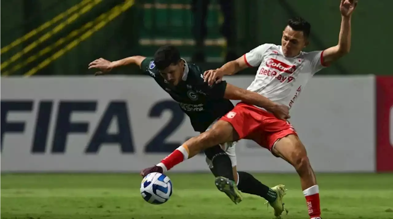 Independiente Santa Fe debutó con empate frente a Goiás en la Copa Sudamericana