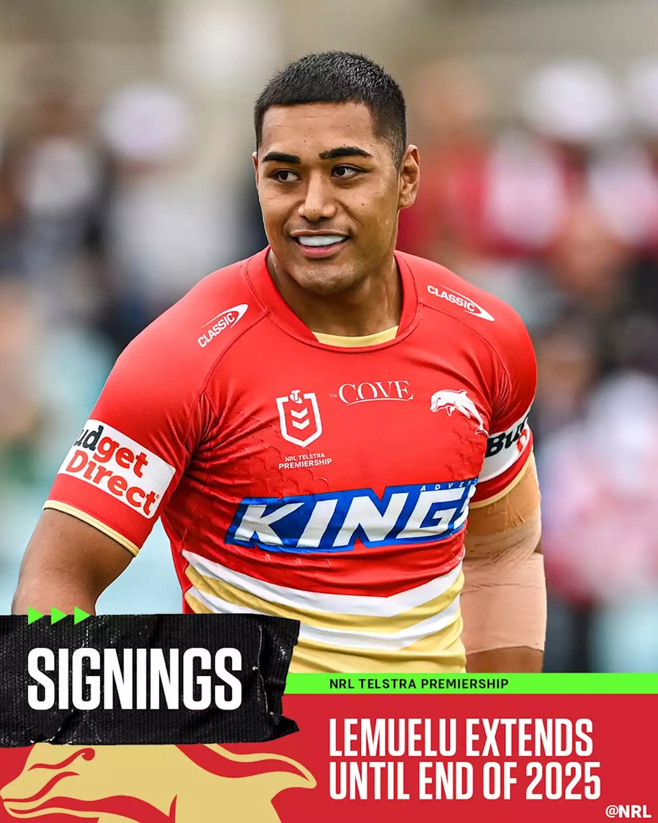 2023 NRL Signings Tracker: Lemuelu extends at Dolphins; Arthars re-signs with Broncos