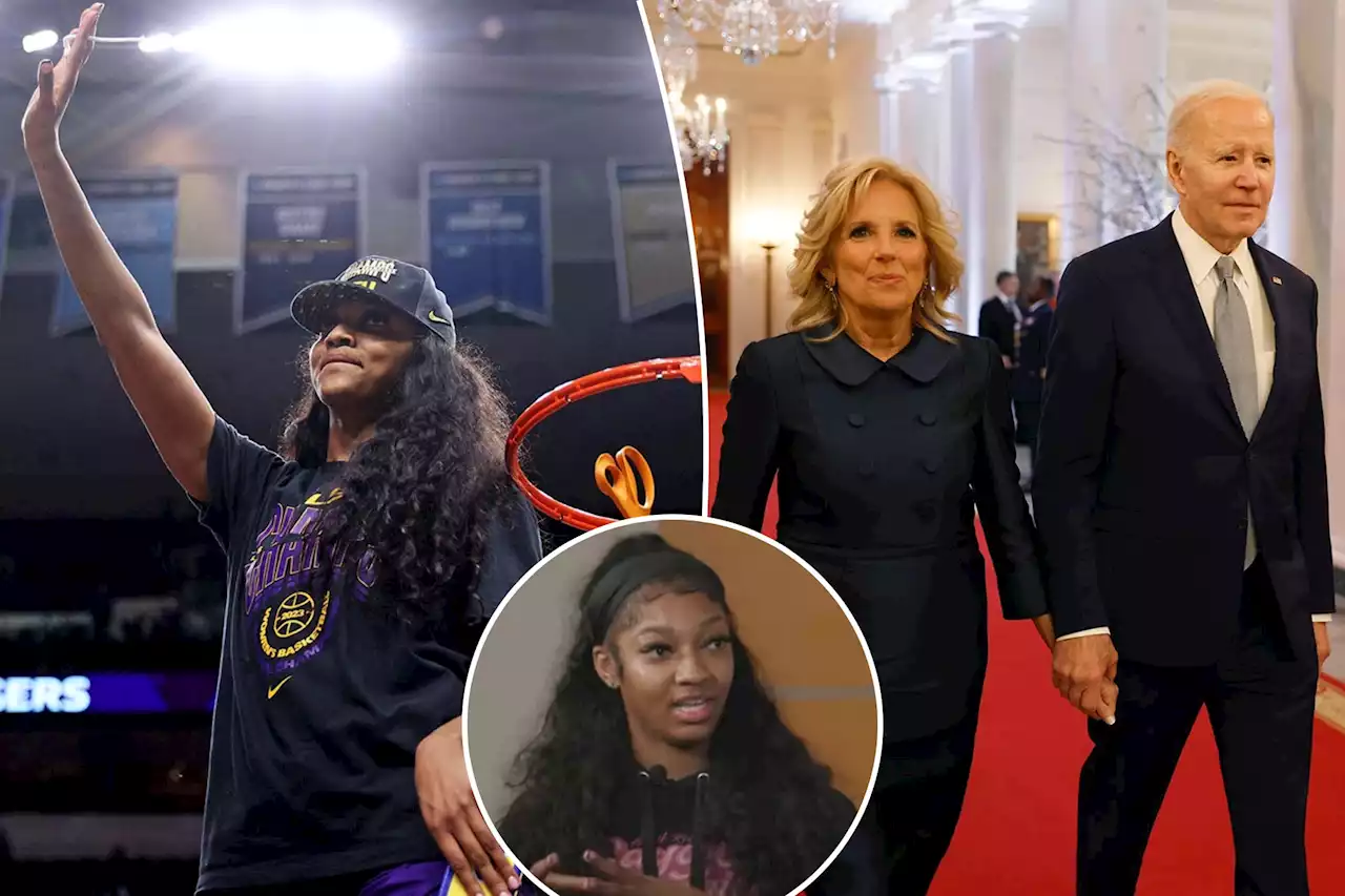 Angel Reese: LSU wouldn’t let Jill Biden into its locker room before championship game