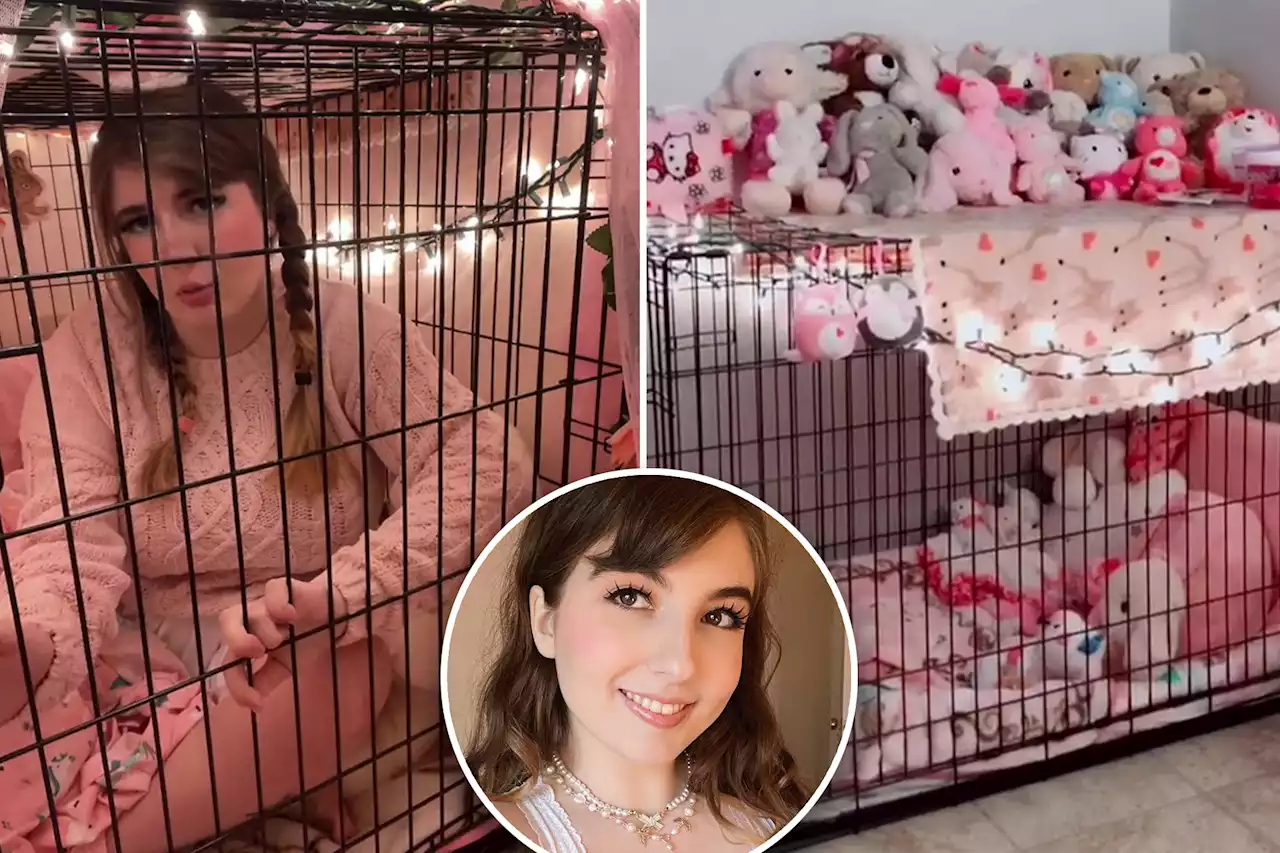 I sleep in a dog crate — it’s not a fetish, it’s therapy