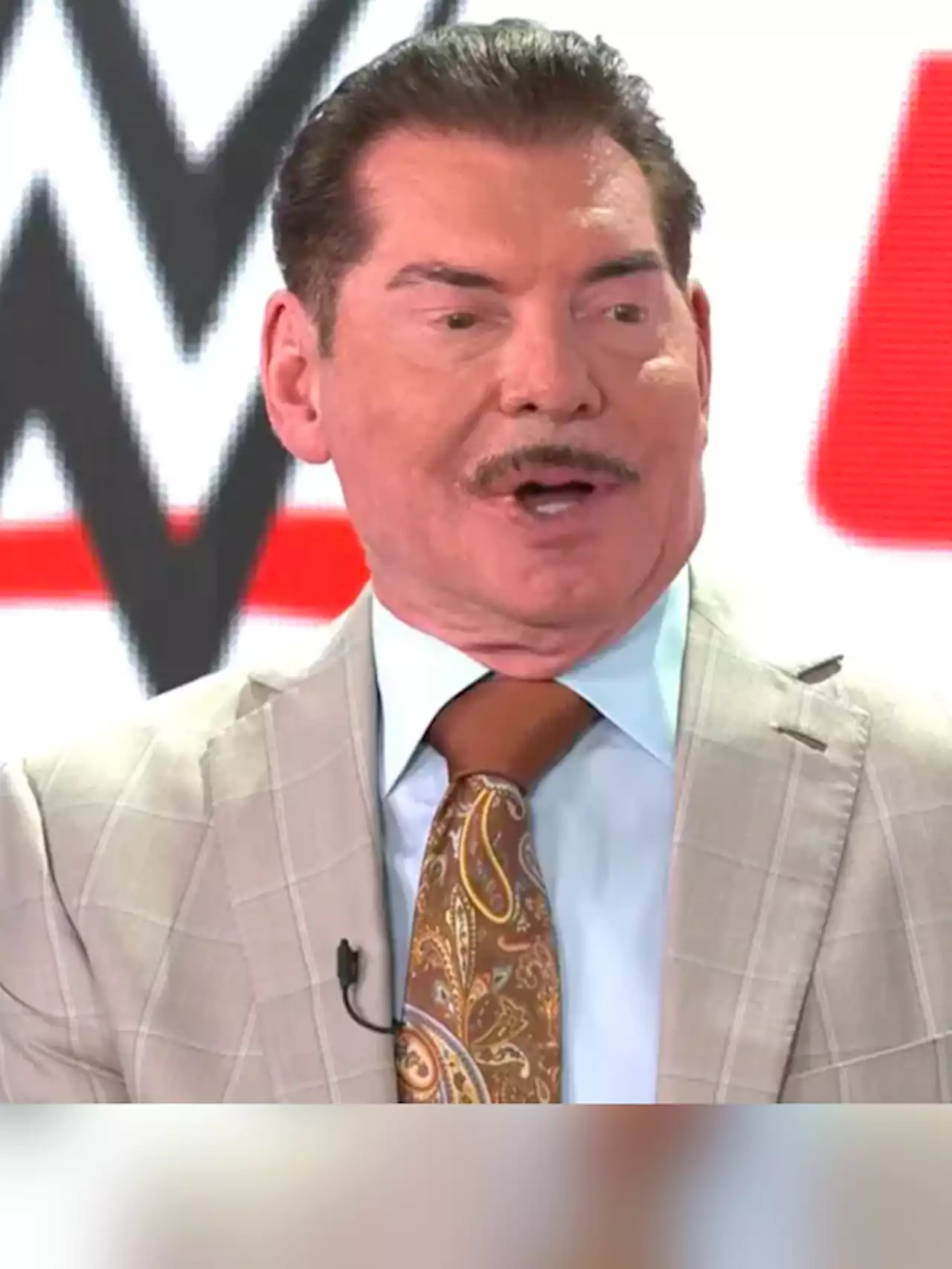 WWE’s Vince McMahon’s new mustache goes viral