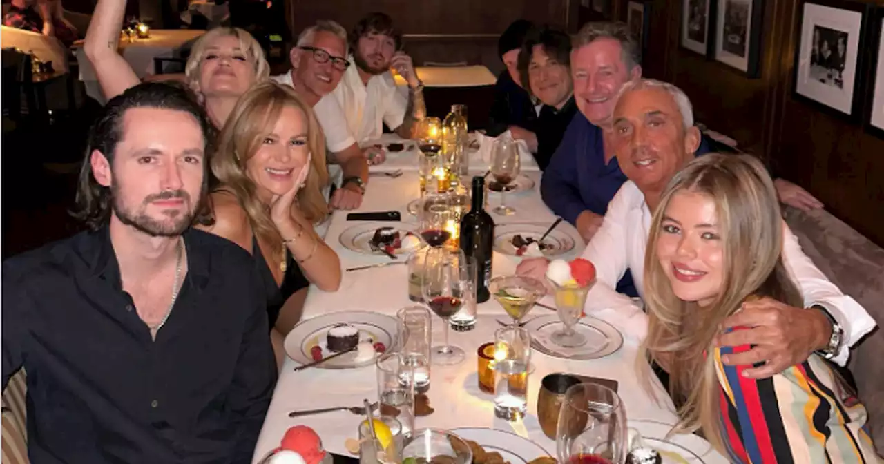 Piers Morgan divides Instagram with random dinner guests - 'Always bragging'