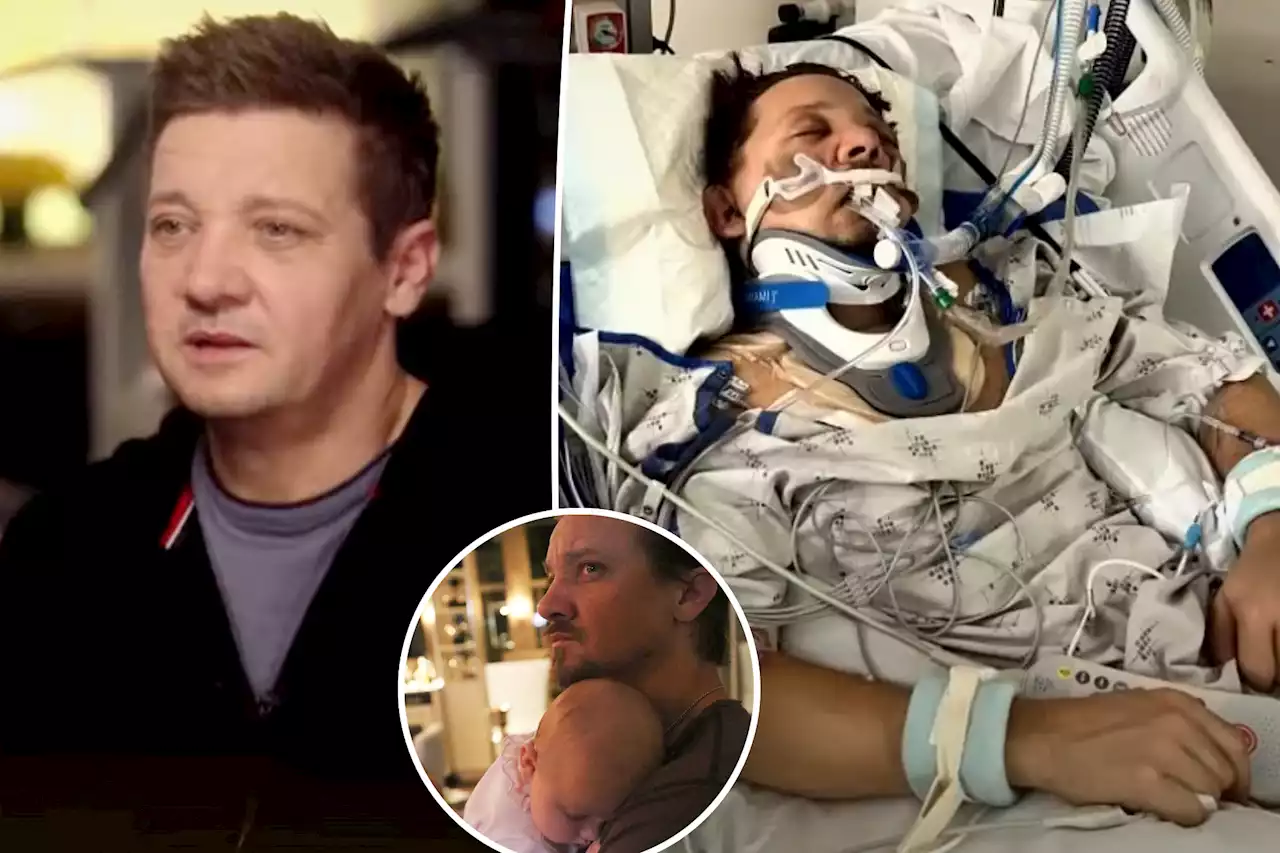 Jeremy Renner says he wrote his ‘last words’ to his family while in the hospital