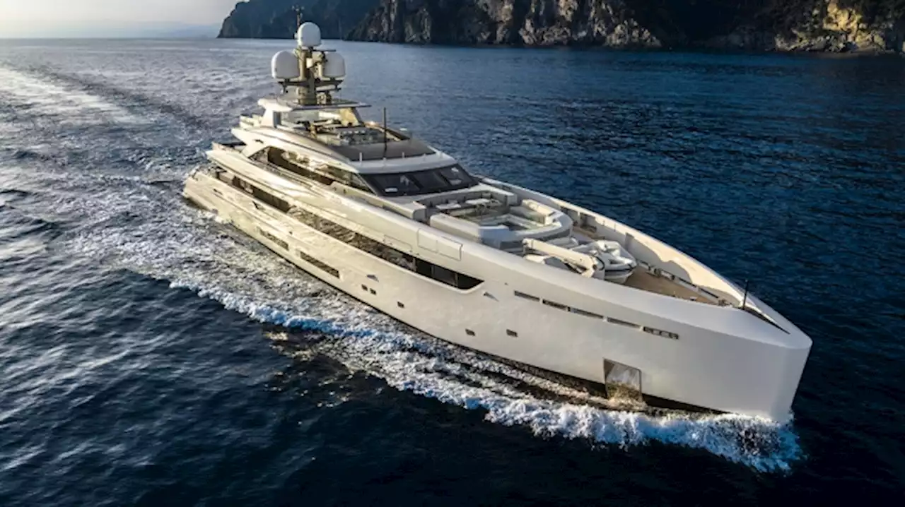 This New 164-Foot Hybrid Superyacht Comes With a Stunning Pool Nestled Into Its Bow