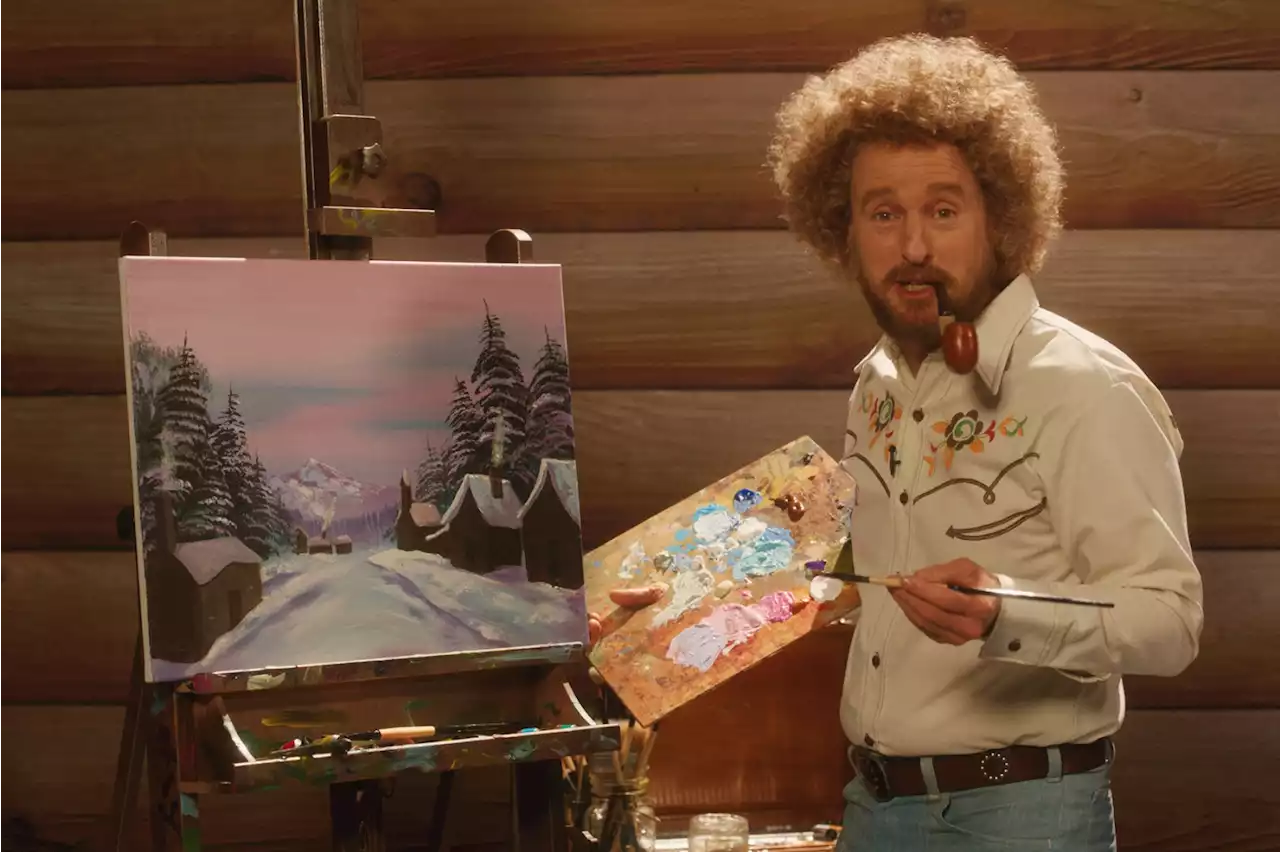 'Paint' Is a Bad SNL Sketch of Owen Wilson Doing Bob Ross