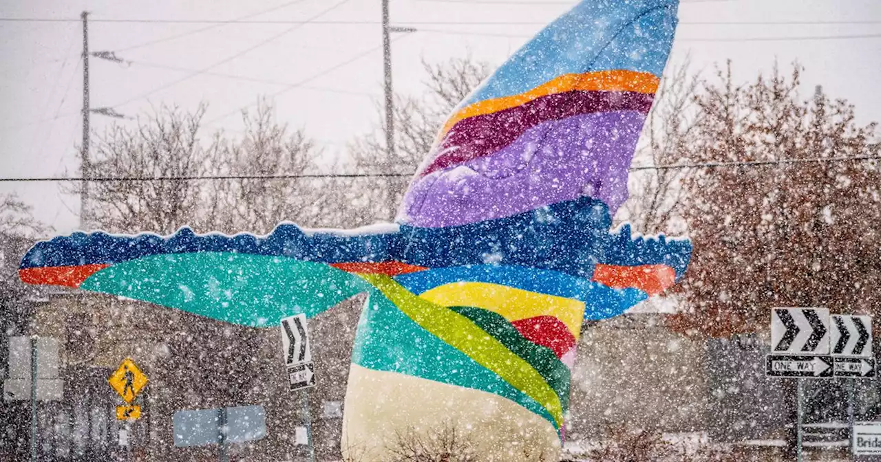 ‘All hail the Whale’: How the 9th and 9th sculpture became a mascot for Utah’s snowiest winter ever