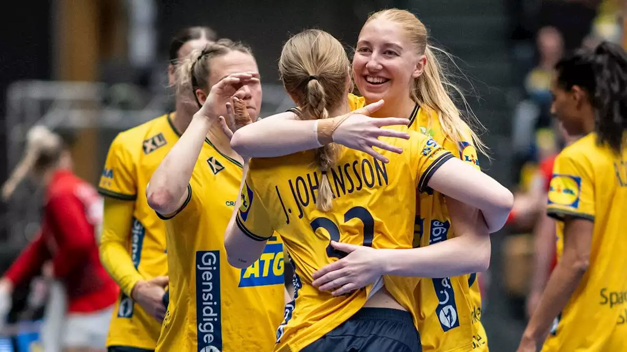 Handboll: Sverige bryter förlustsviten mot Danmark