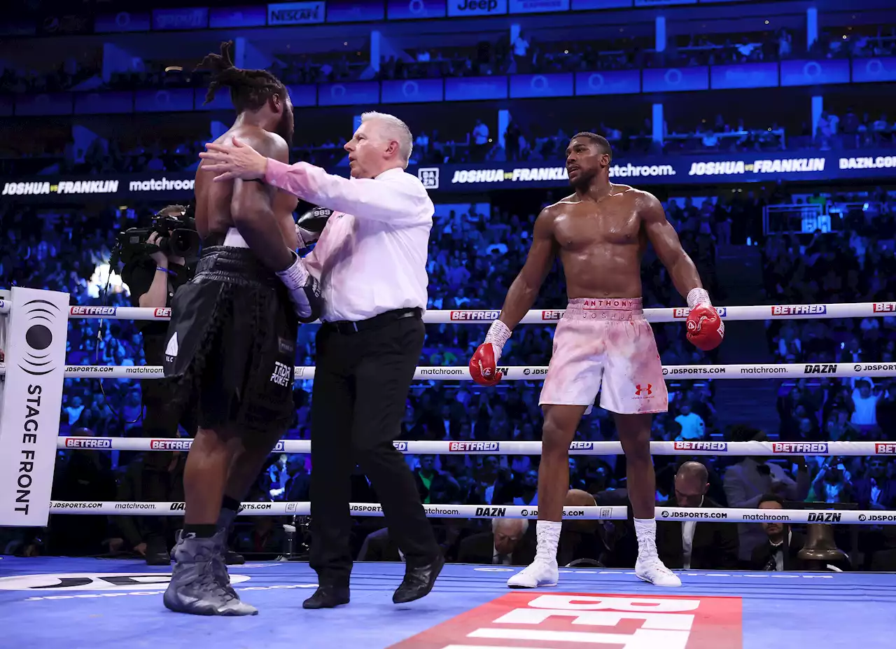 Jermaine Franklin says referee meant Anthony Joshua bout was like 'fighting two people'