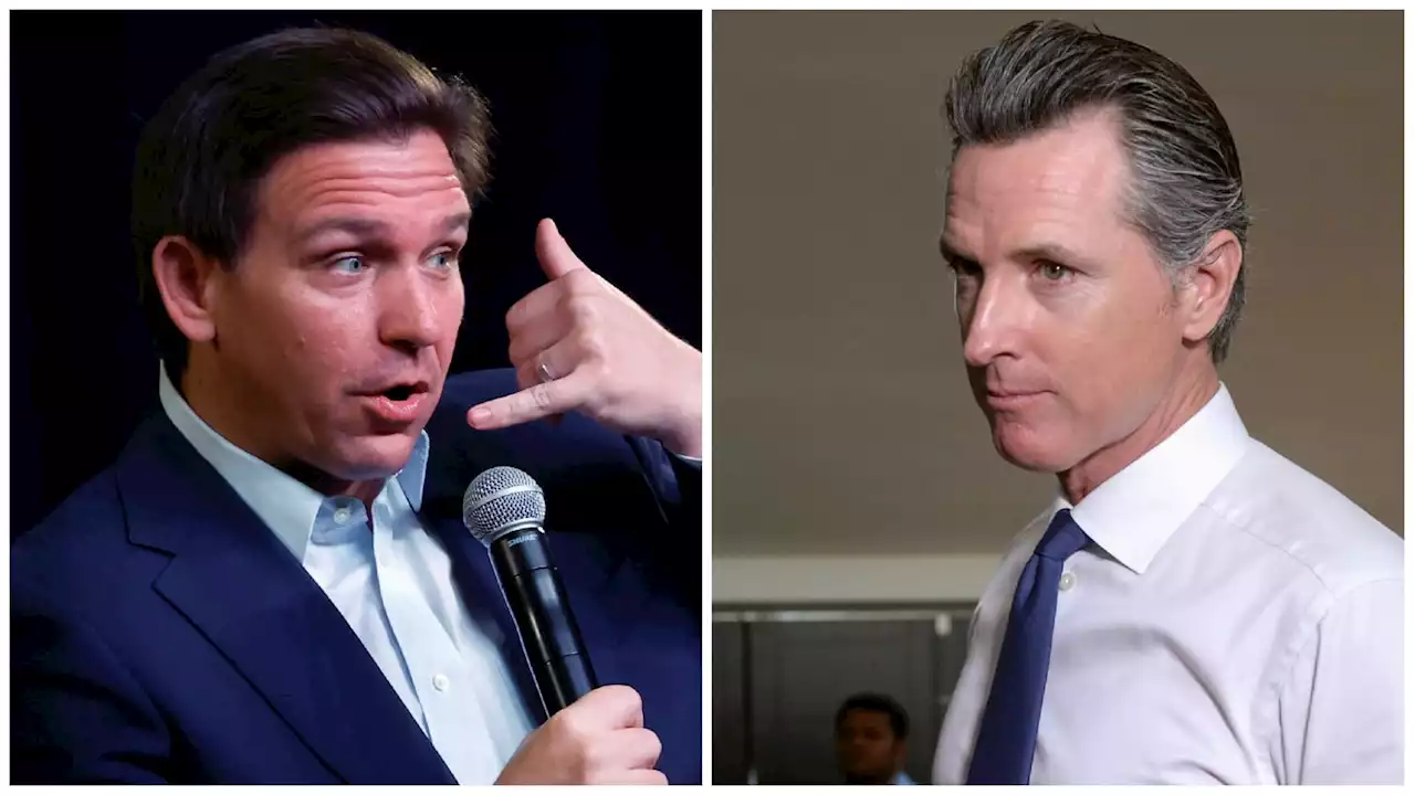 California Guv Slams Ron DeSantis in His Own Backyard