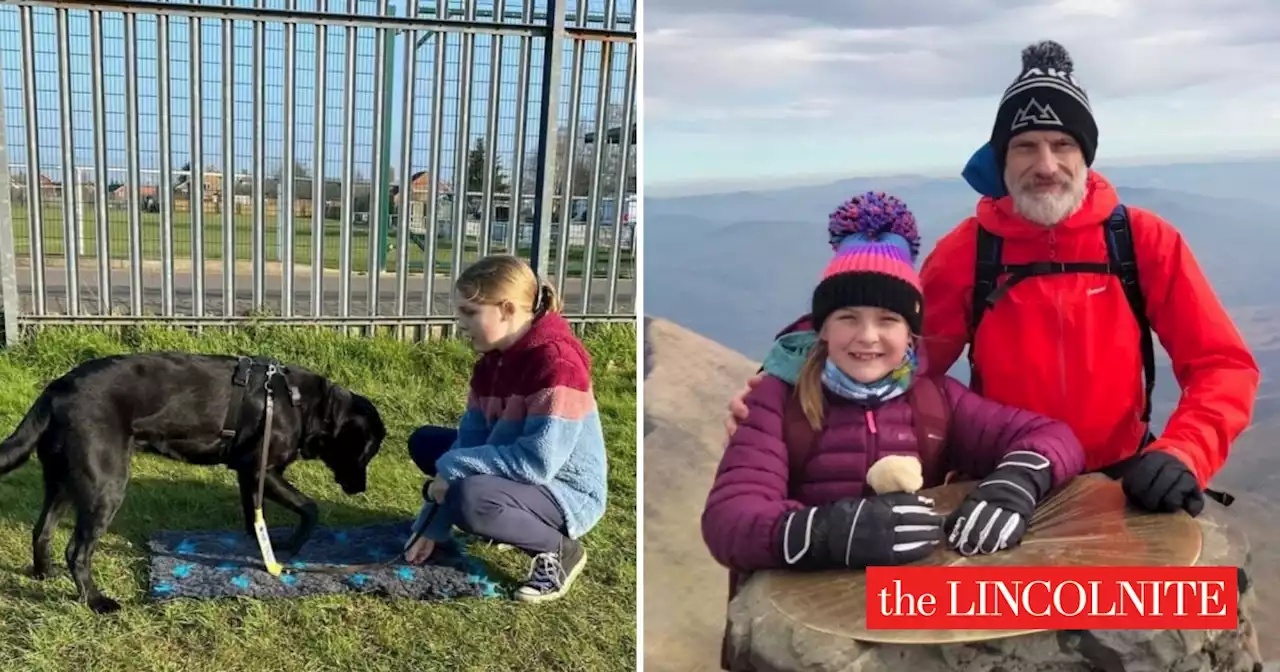 Lincoln girl's mountain climb after caring for guide dog puppy