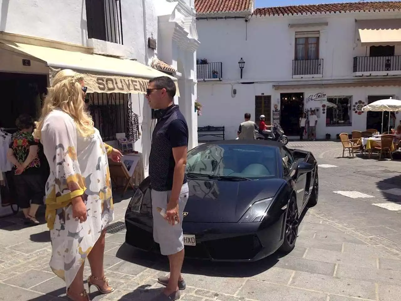 Gemma Collins wrecks £130,000 Lamborghini in Marbella in shocking scene