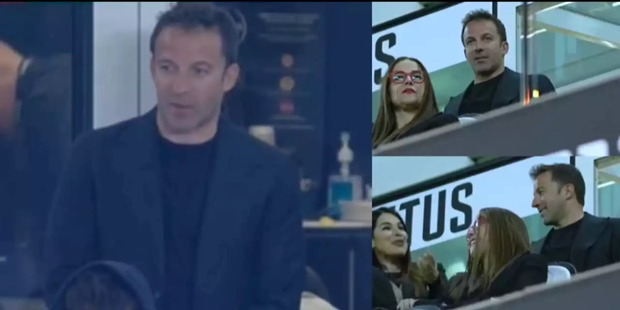 Juve-Inter, c'è Del Piero in tribuna: l'omaggio del pubblico dello Stadium