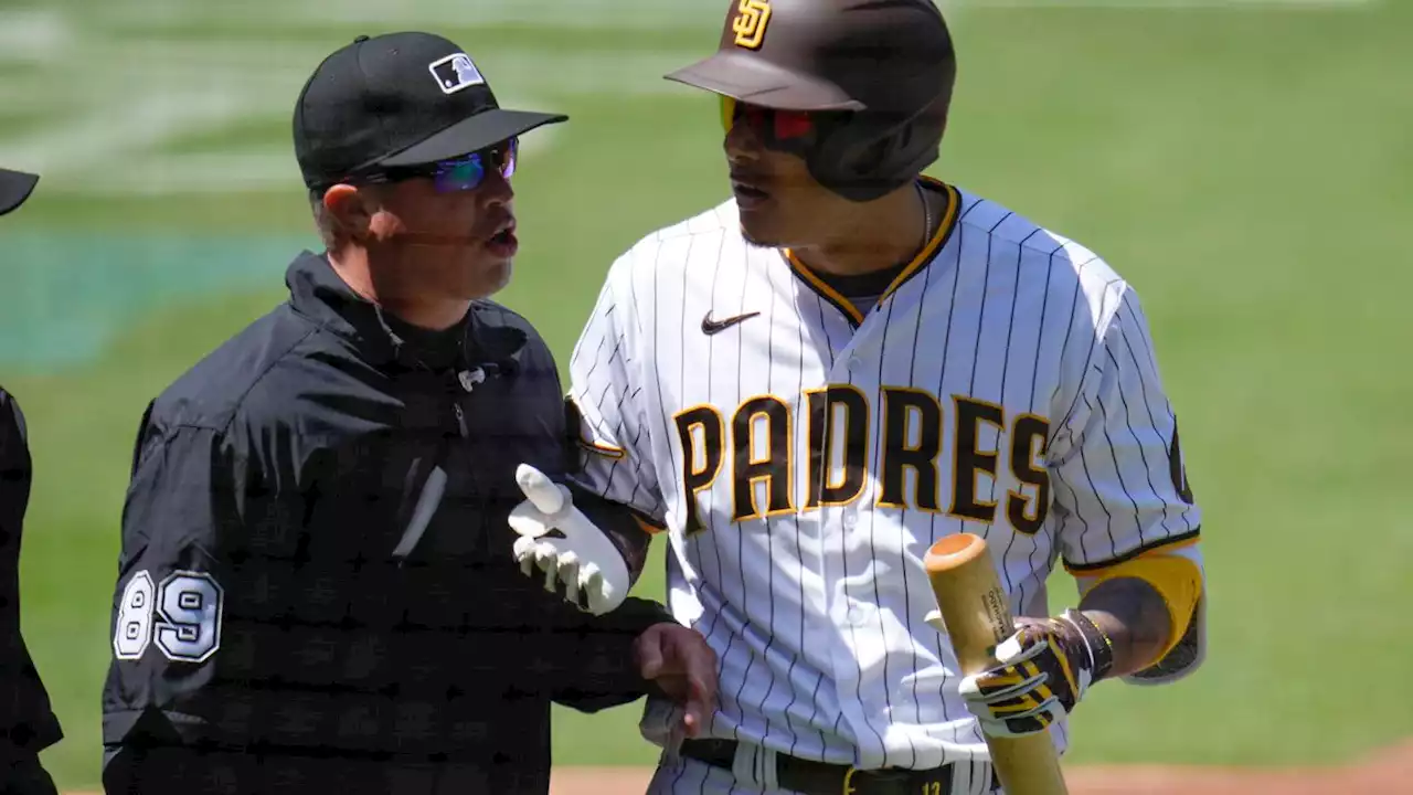 Manny Machado becomes 1st MLB player ejected over pitch clock argument