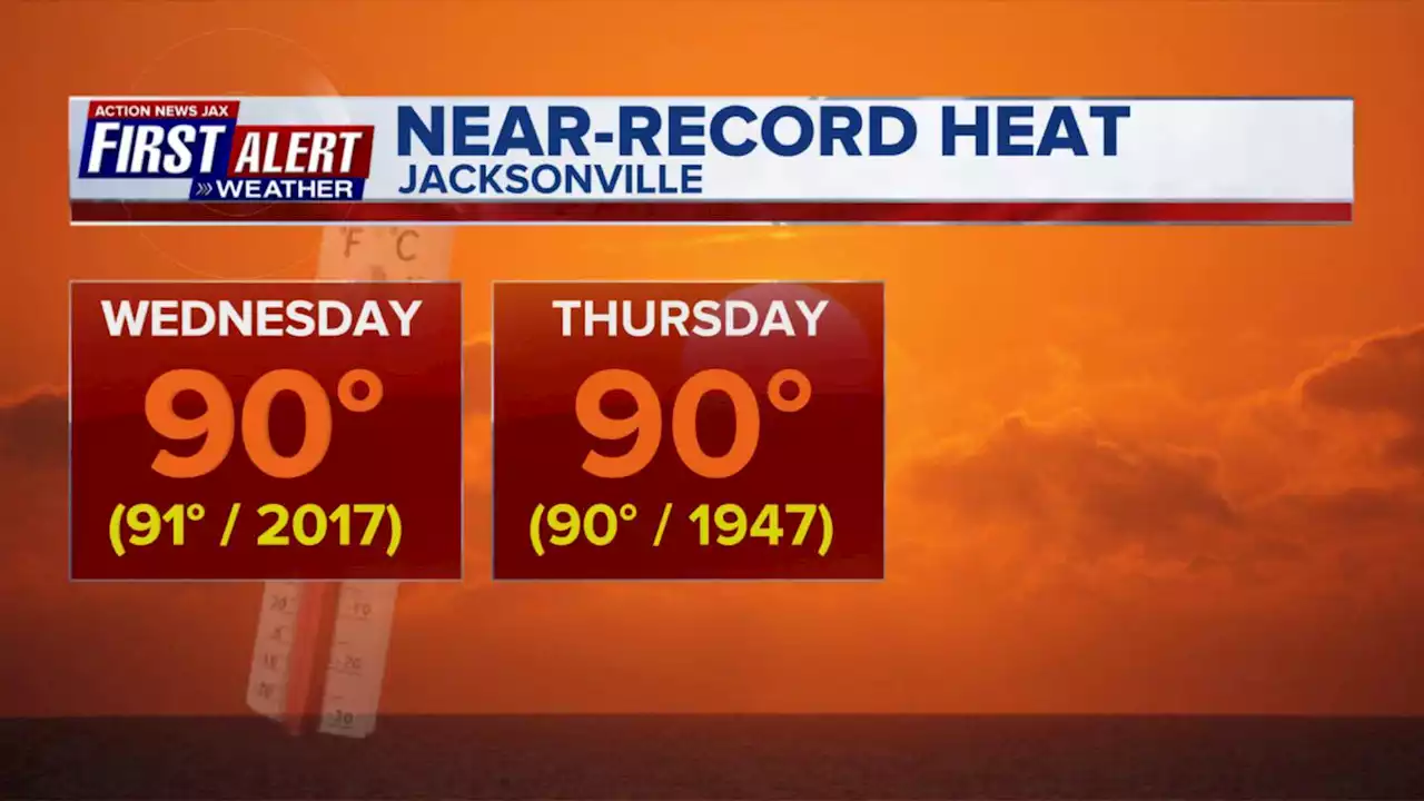 Record heat and dry through Friday ahead of Easter weekend pattern change