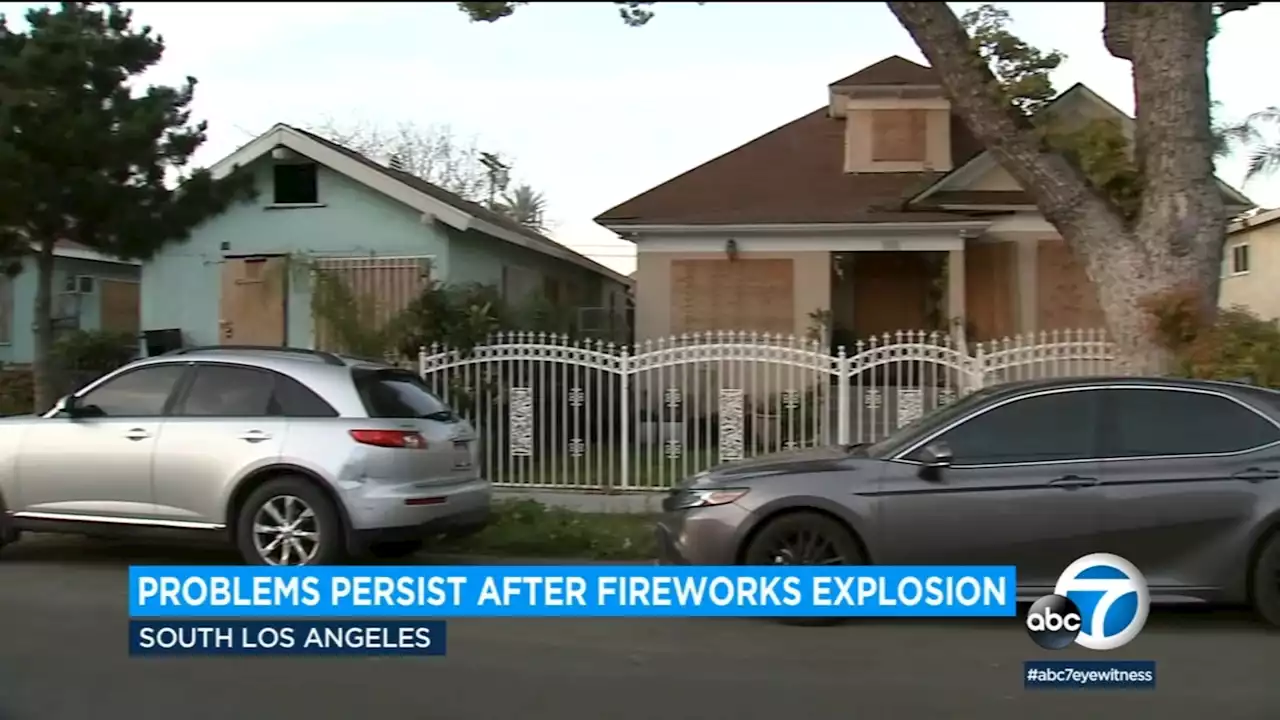 At least 5 homes still uninhabitable after destructive LAPD fireworks explosion in 2021