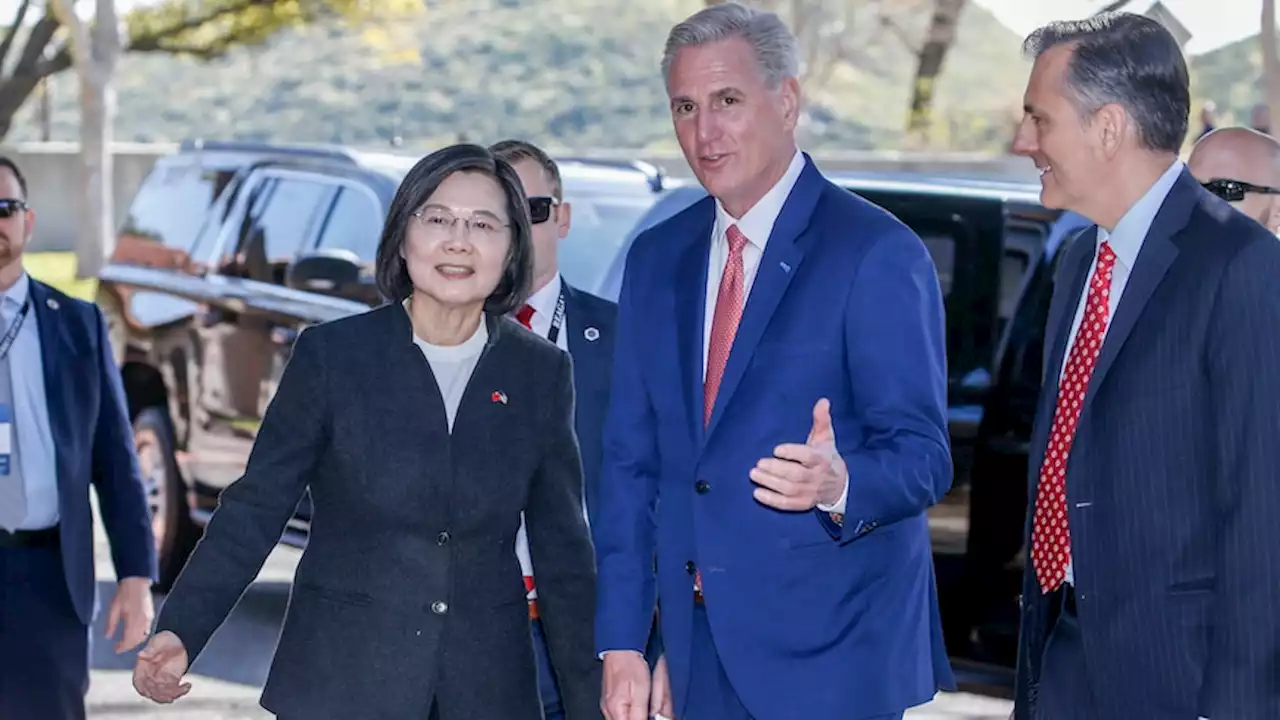 US House leader, Taiwan president meet as China protests