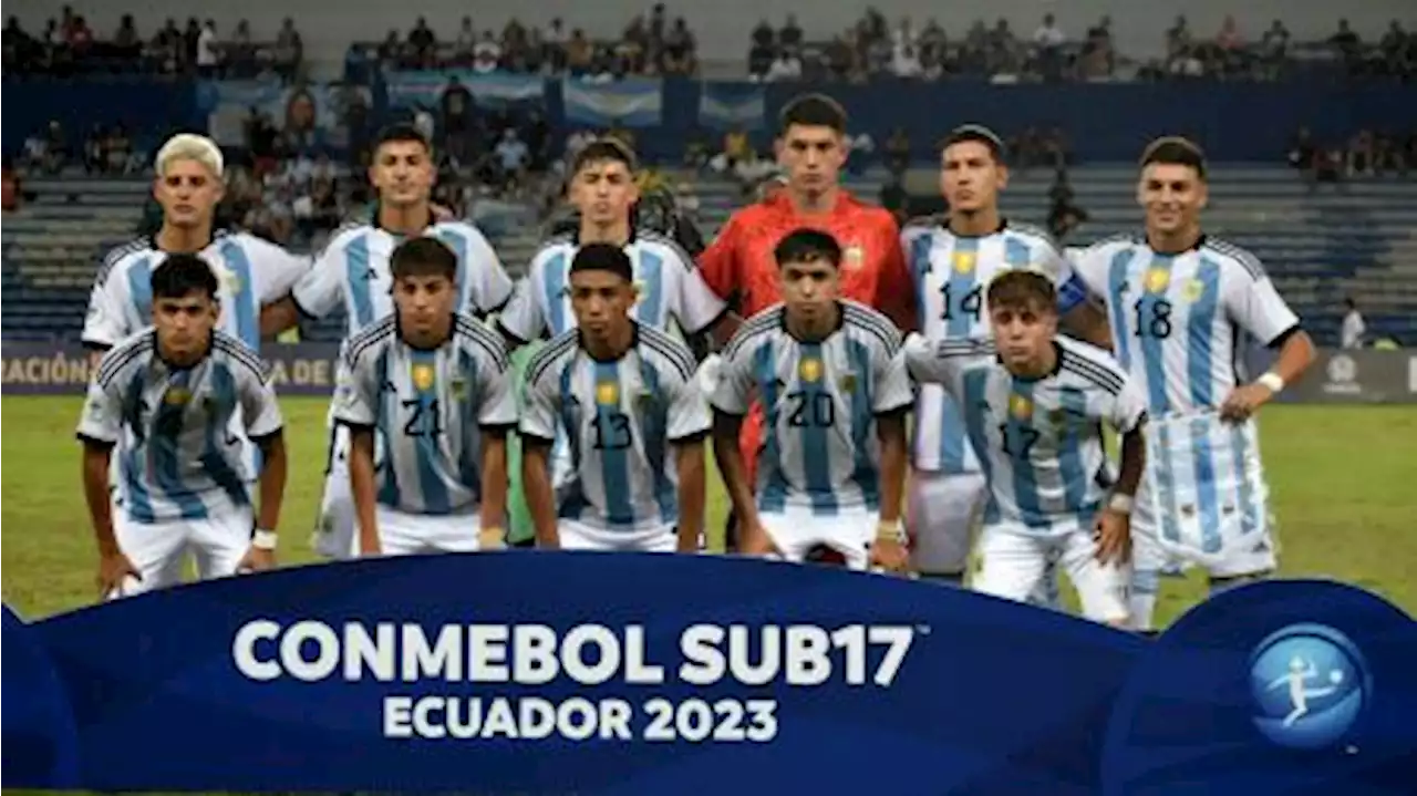 Argentina va por el tercer triunfo en el Sudamericano Sub 17 ante Perú