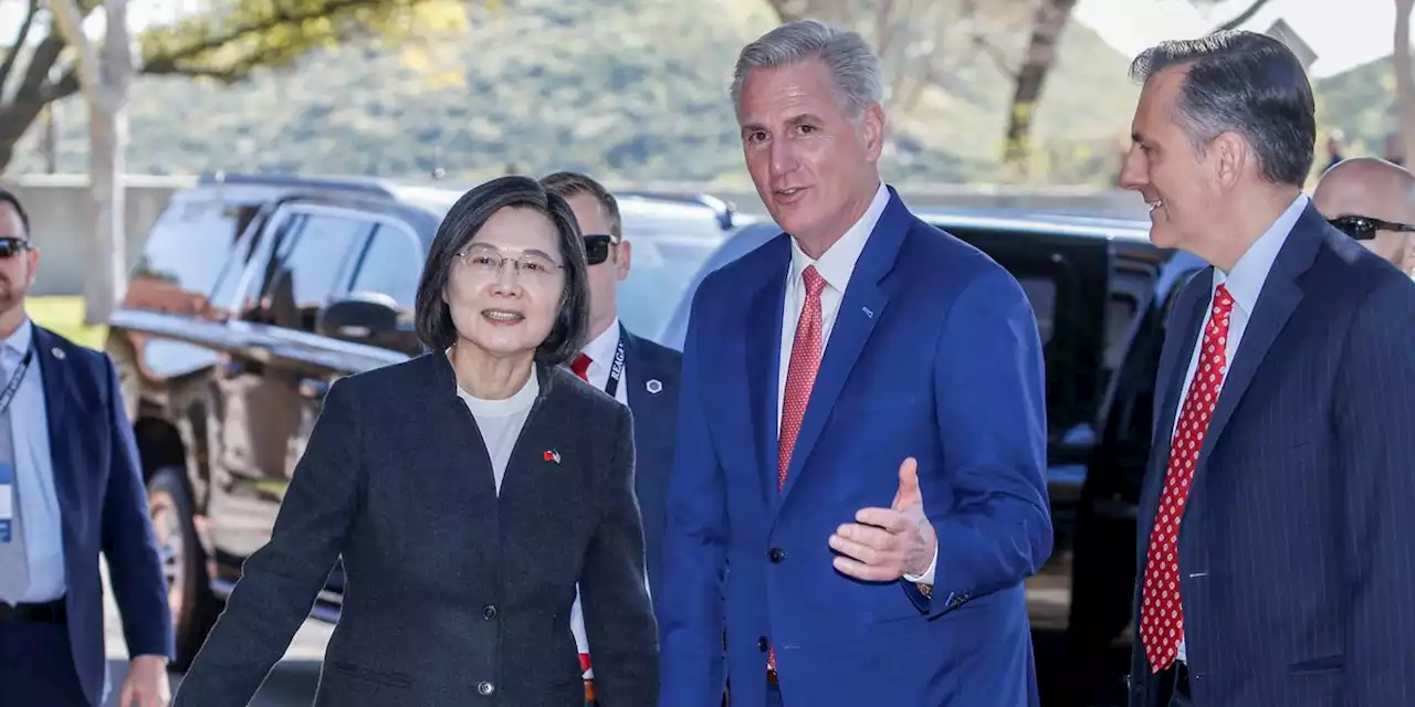 House Speaker McCarthy, Taiwan president meet as China protests