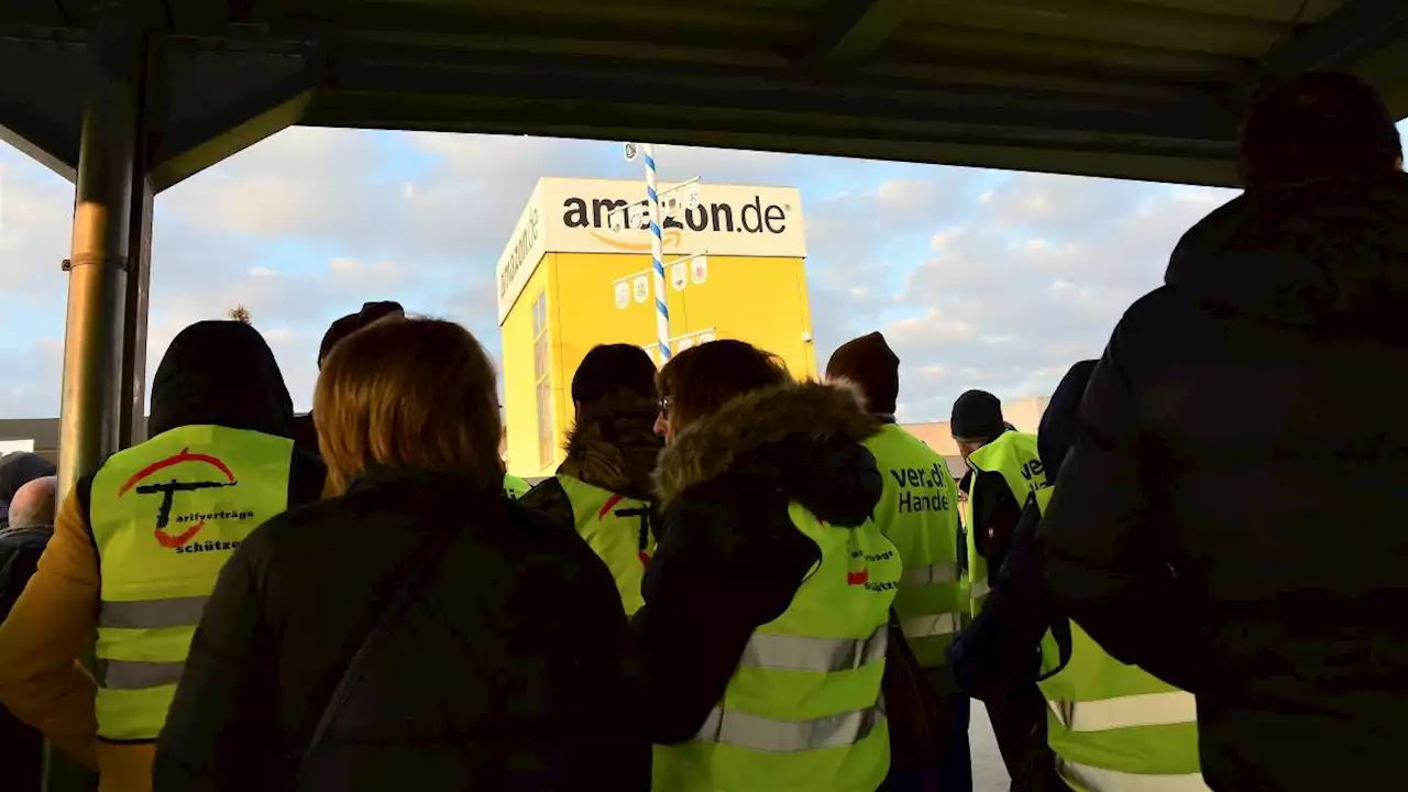 Wieder Proteste bei Amazon in Graben: 150 Beschäftigte streiken kurz vor Ostern