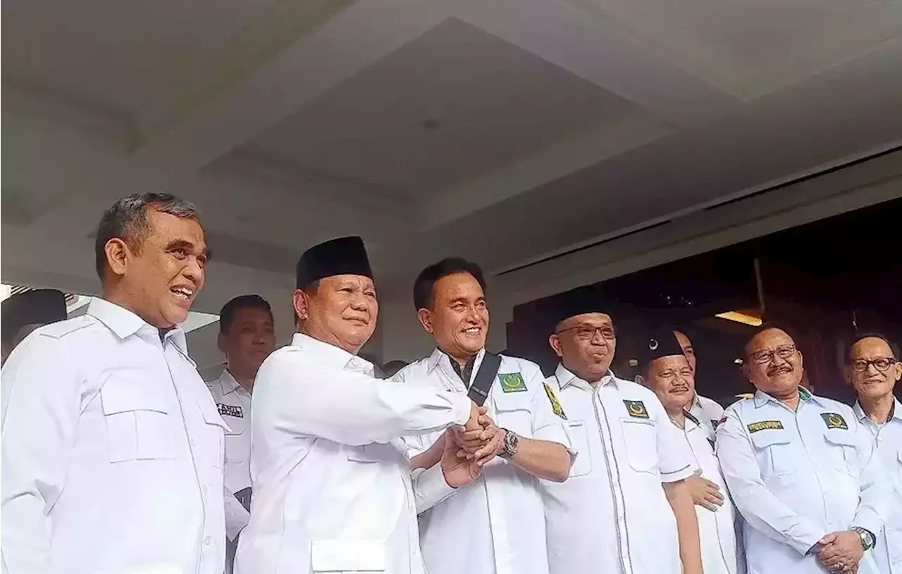 Bertemu Yusril, Prabowo: Tidak Boleh Saling Hujat di Pemilu 2024